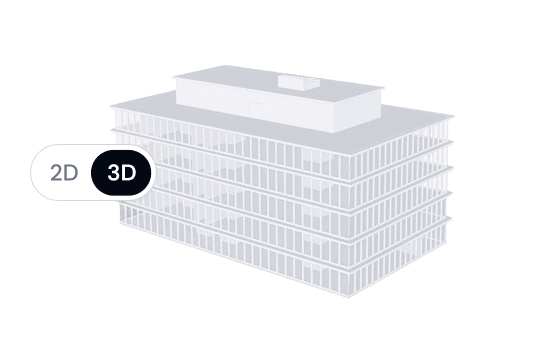 Visual representation in the 3D model