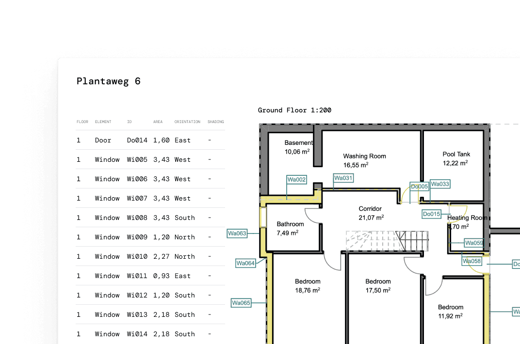 Receive digital plans