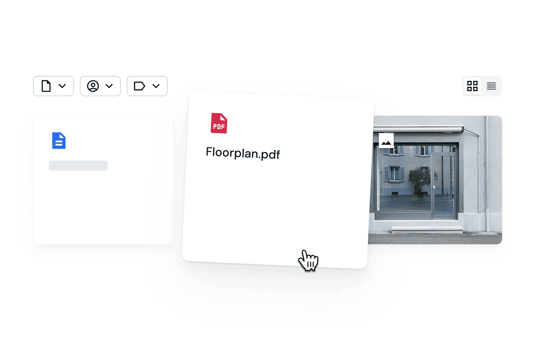 Visual browsing and flexible filtering