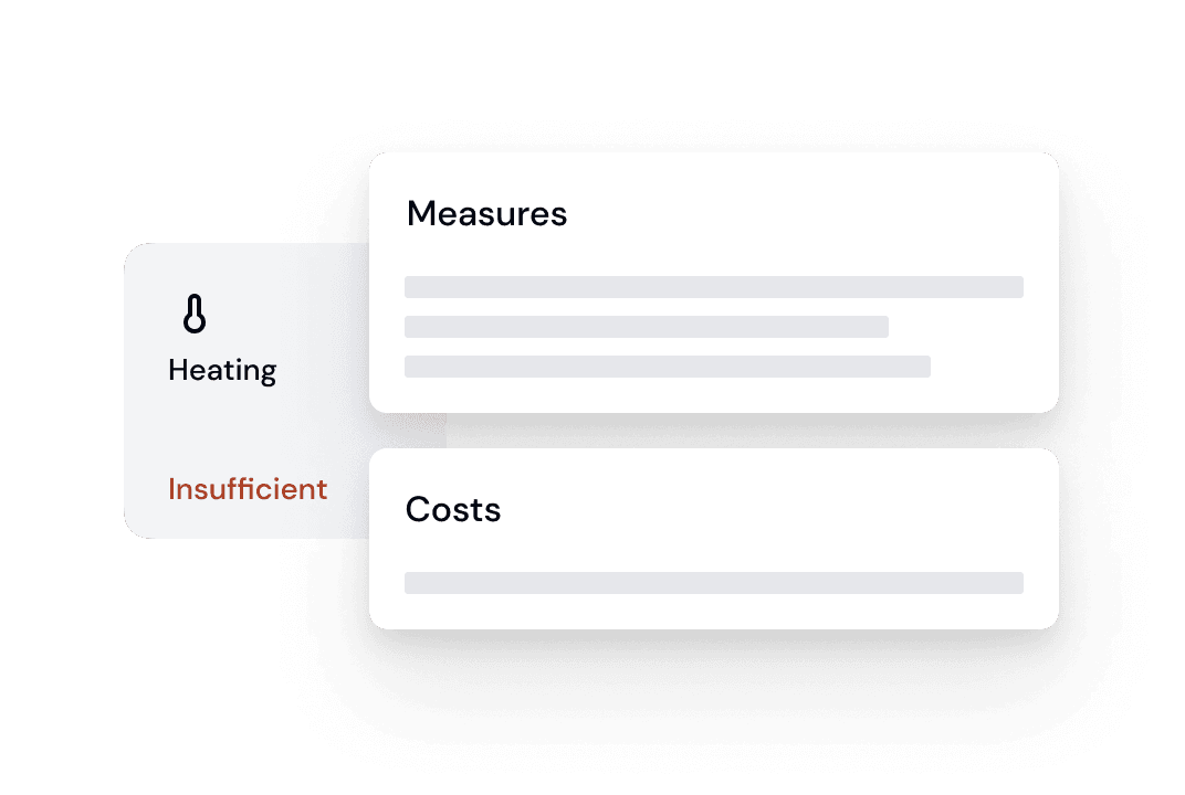 Energy standard with recommendations