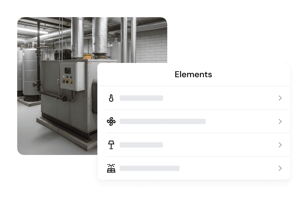 Structured capture of components and appliances
