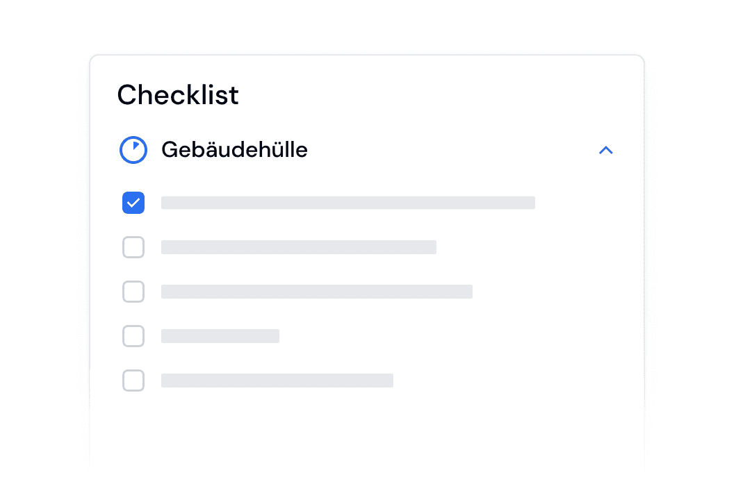Individuelle Checklisten